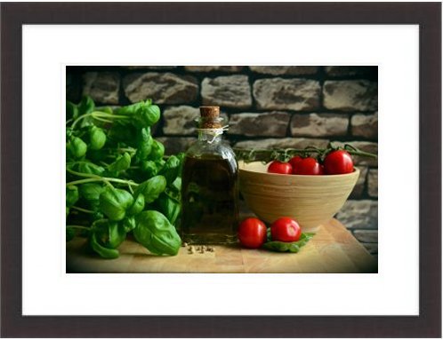 Olive Oil Tomatoes Basil Eat Mediterranean Healthy
